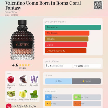 Valentino Uomo Born In Roma Coral Fantasy Valentino
